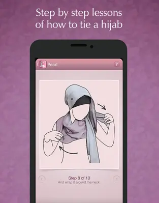 Hijab tutorial android App screenshot 1